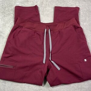 FIGS Technical Collection XXL Yola Burgundy Scrub Pants Women's Nurse Medical‎